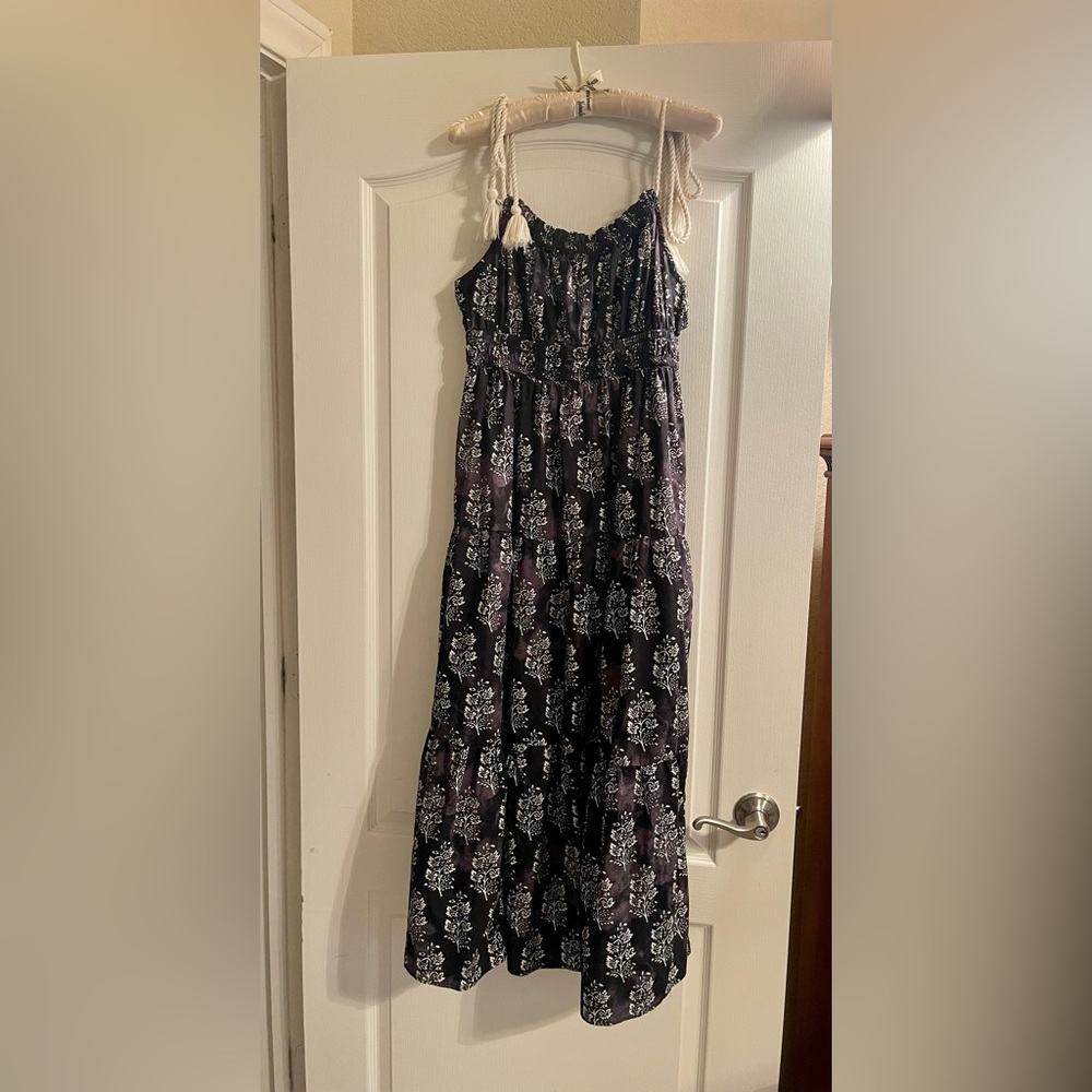 Black and White exotic Maxi Dress